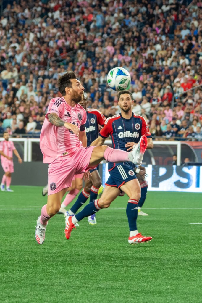 Lionel Messi playing for Inter Miami in 2025