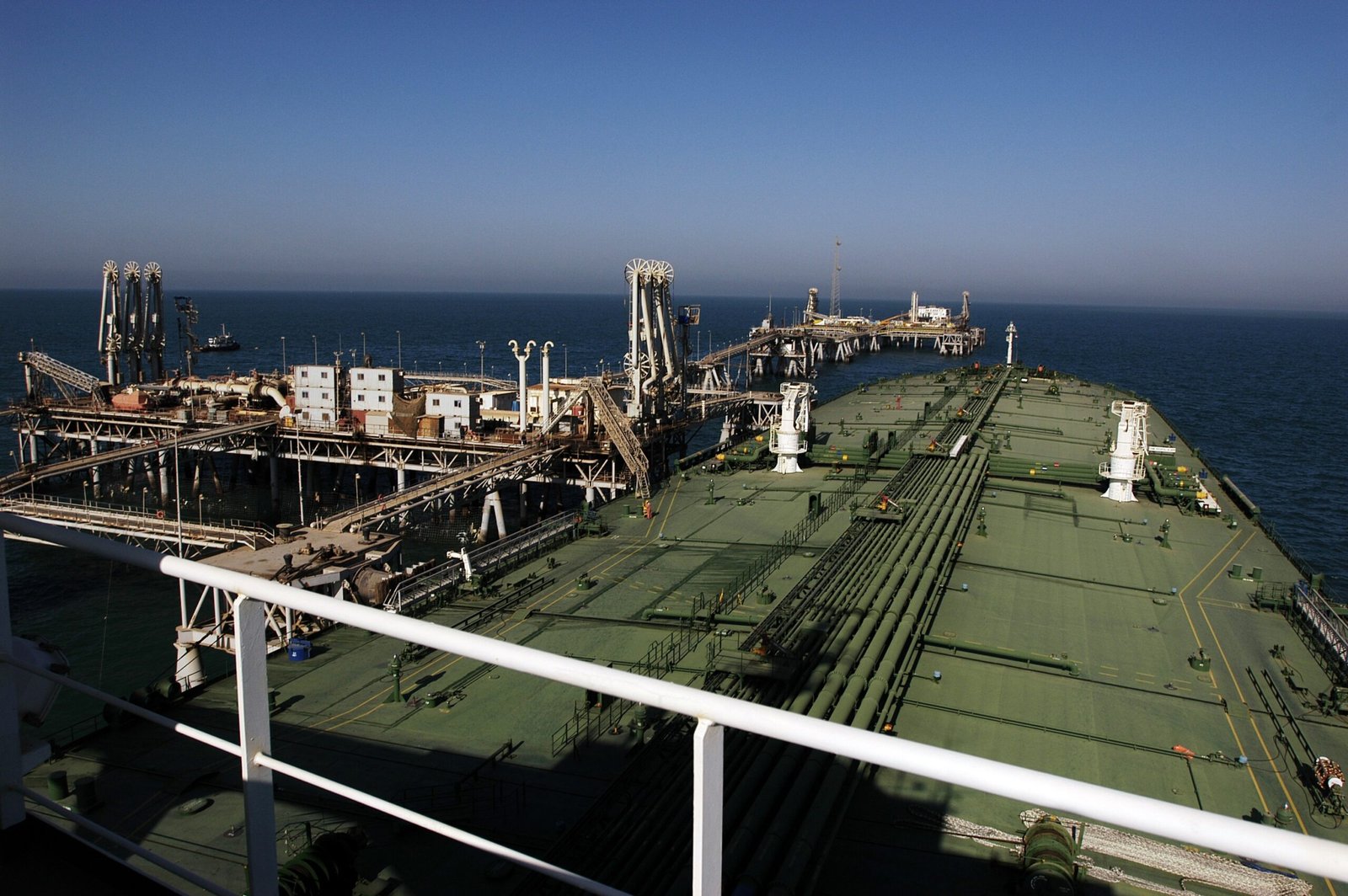 An oil terminal on the Gulf coast as crude prices climbed above $109 a barrel