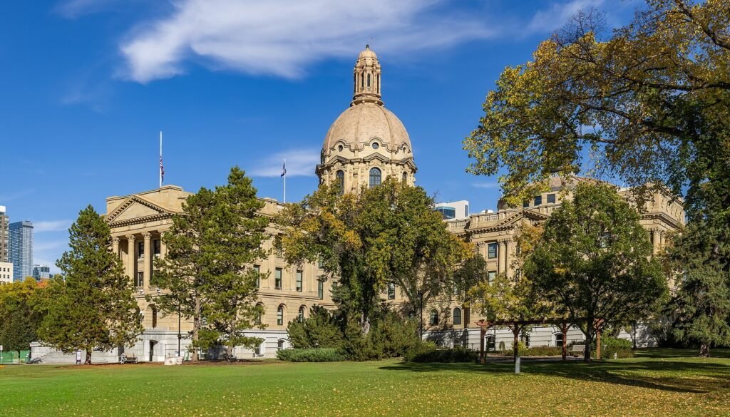 The Alberta Legislature Building in Edmonton