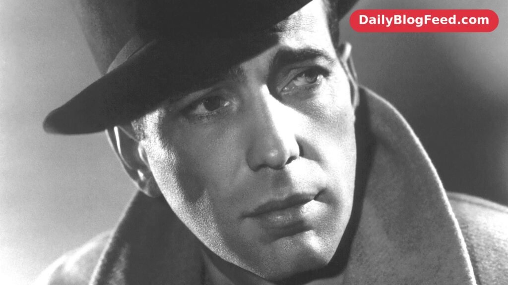 Humphrey Bogart in a 1940 studio portrait