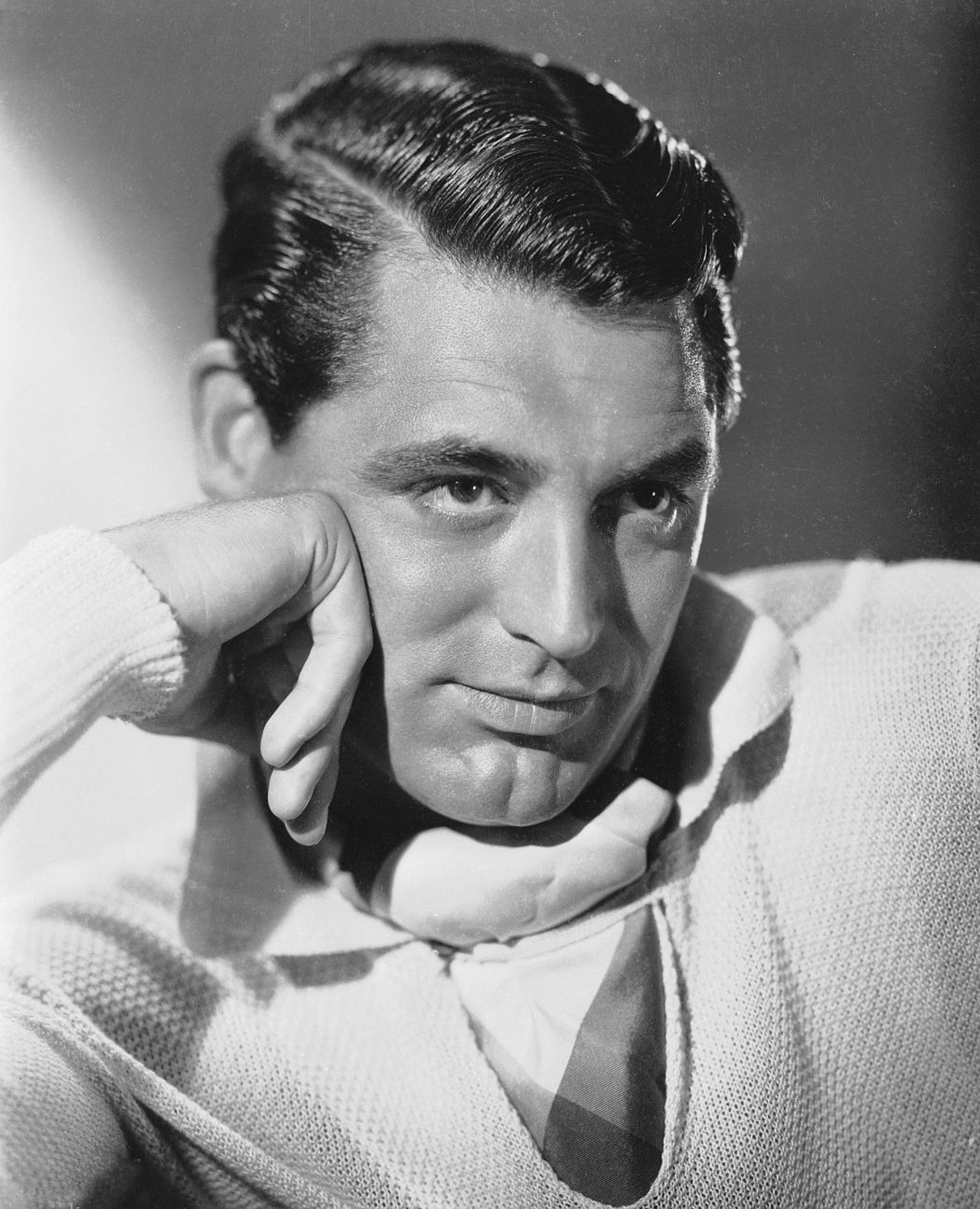 Young Cary Grant in a 1930s studio portrait