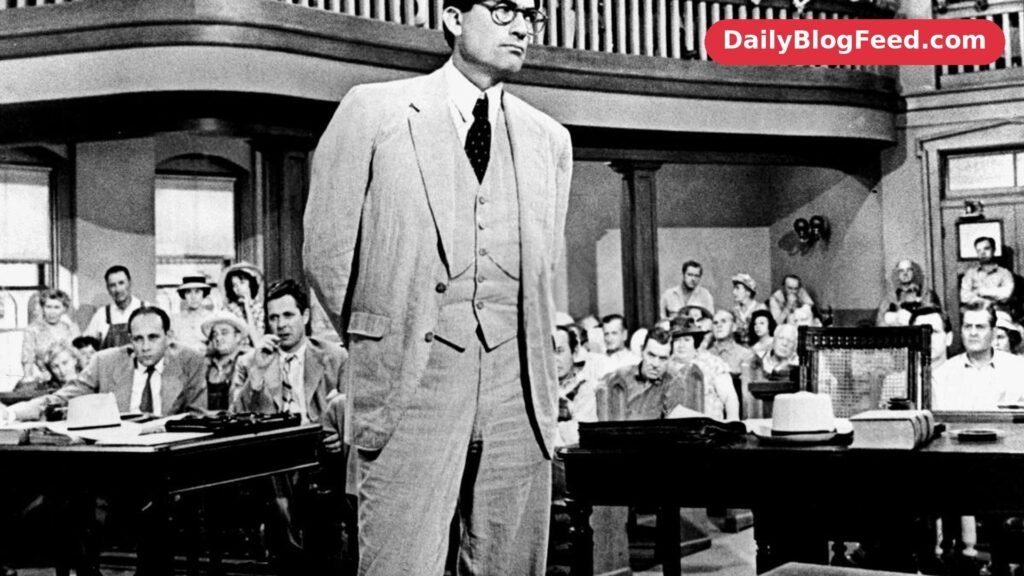Gregory Peck as Atticus Finch in To Kill a Mockingbird, 1962