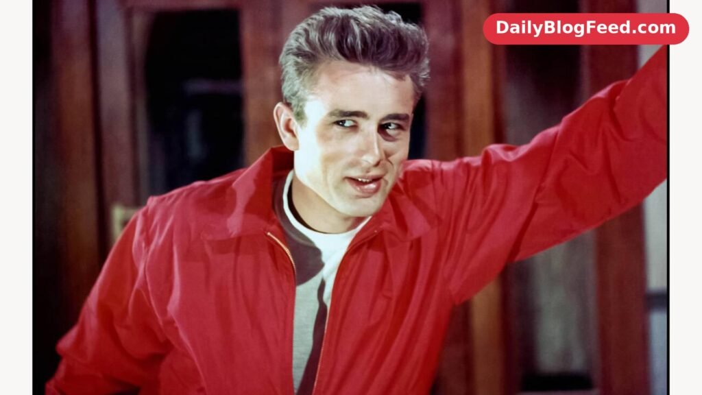 James Dean in a 1955 publicity shot for Rebel Without a Cause