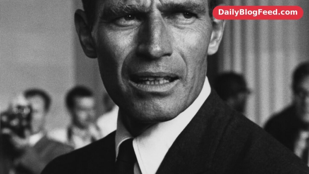 Charlton Heston at the 1963 March on Washington for Jobs and Freedom