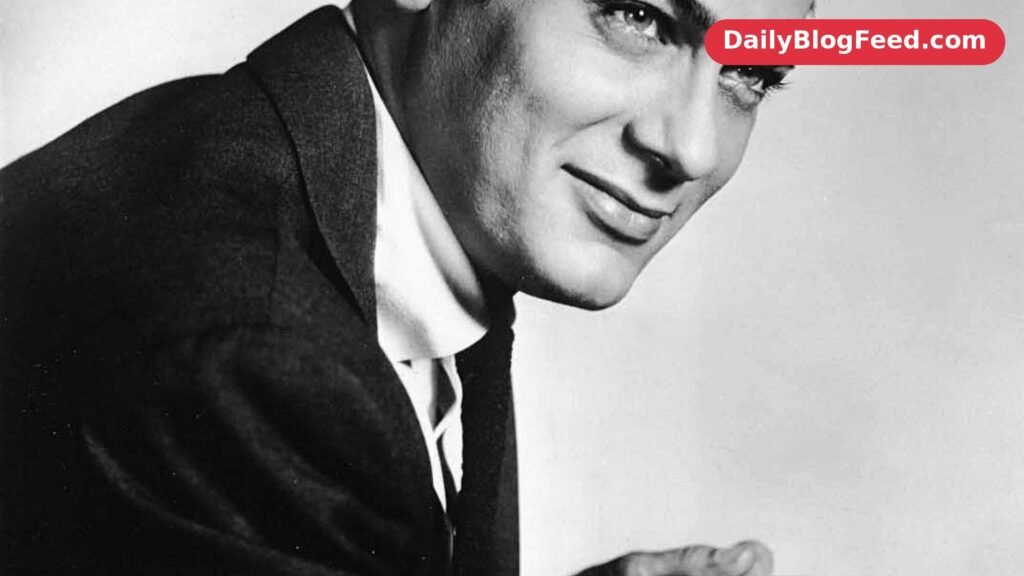 Tony Curtis in a 1958 studio portrait