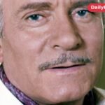 Laurence Olivier in a colour portrait from 1972