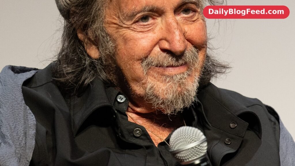 Al Pacino smiling at a Tribeca Film Festival question-and-answer session in 2026