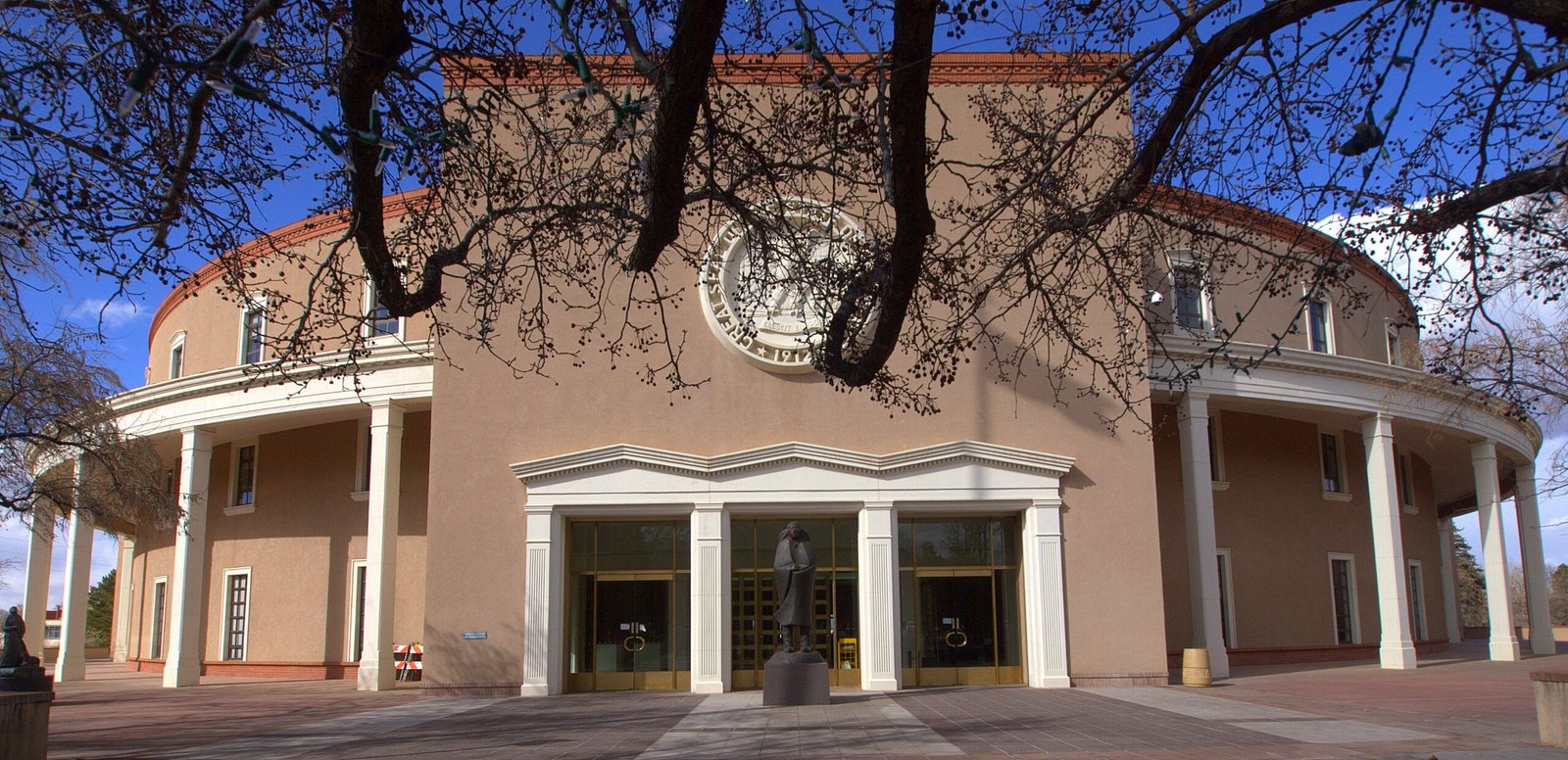 The New Mexico State Capitol in Santa Fe, where the privacy case against Meta was decided