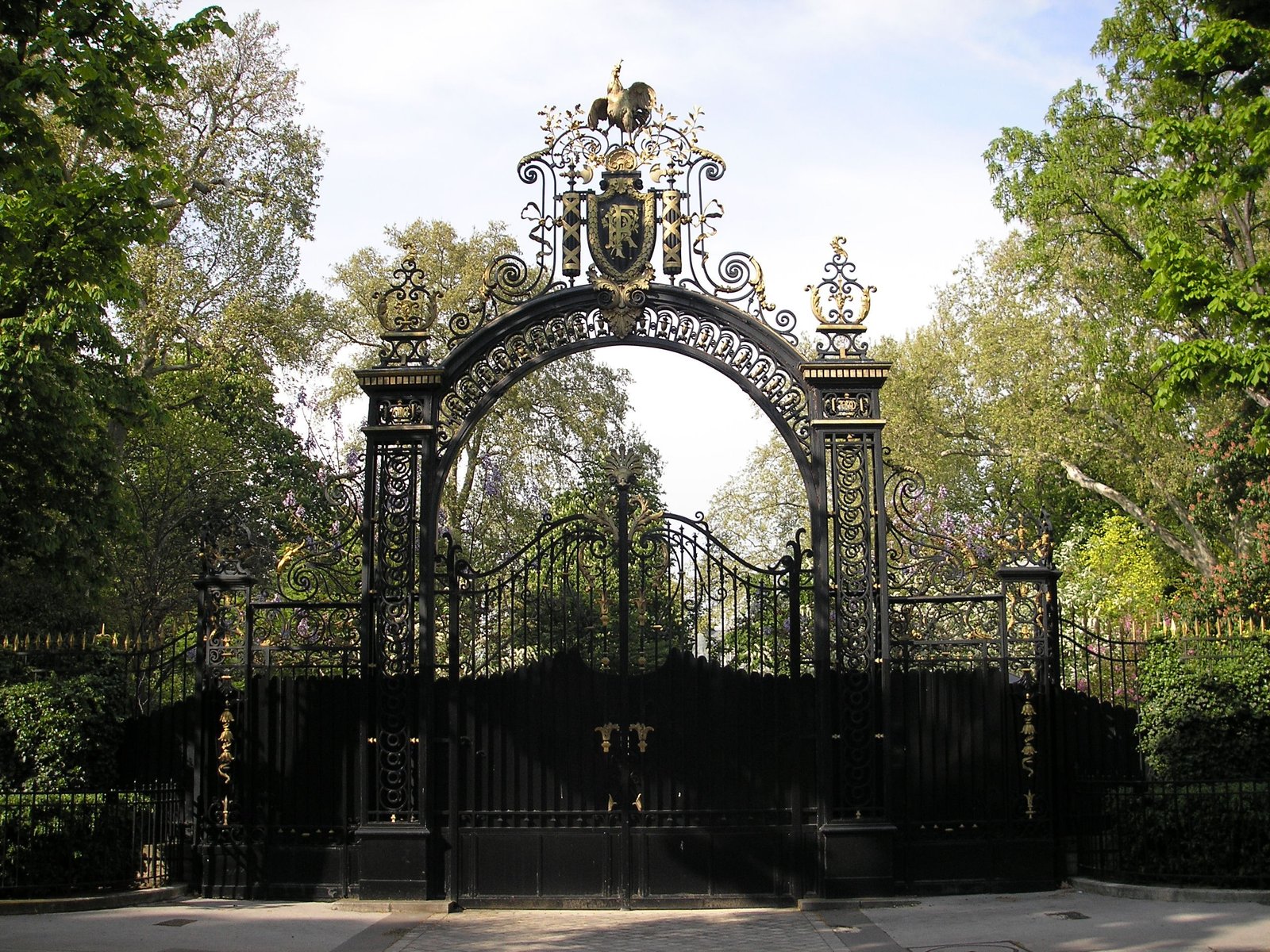 The Elysee Palace in Paris, where President Emmanuel Macron responded to the unrest