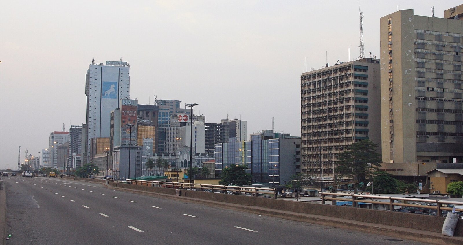 Lagos, Nigeria, where authorities stepped up health screening after the first linked Ebola case