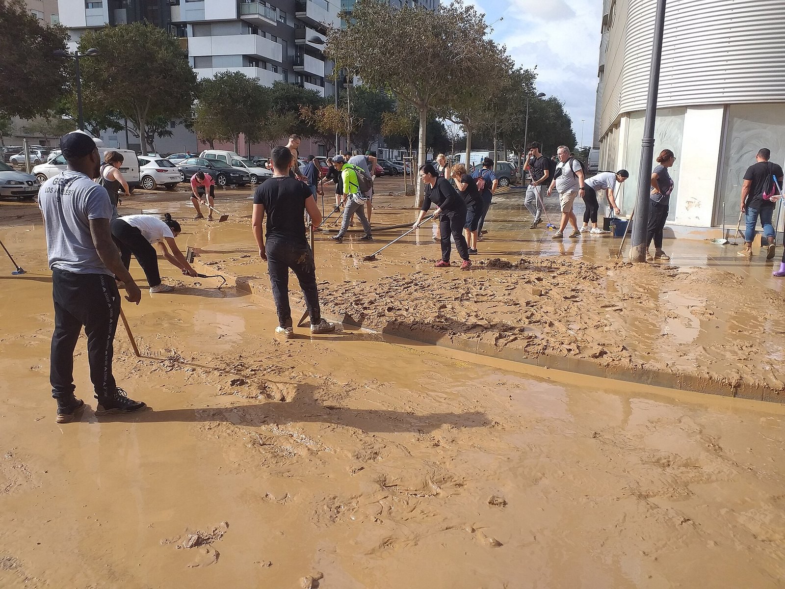 Emergency services at work in Spain's flood-hit eastern region