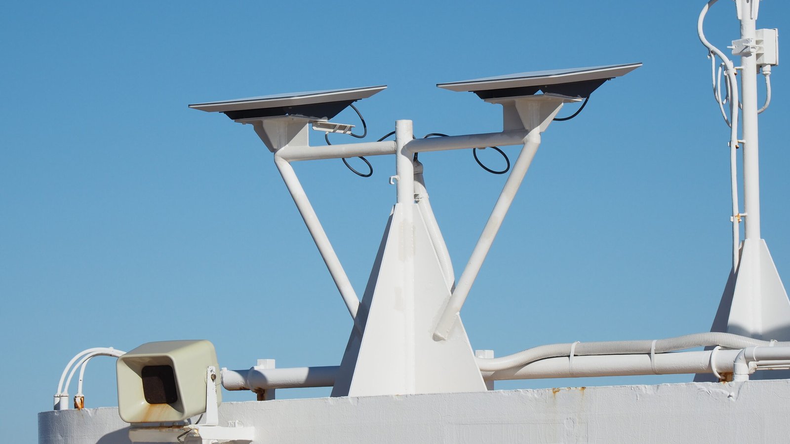 A Starlink satellite dish terminal on a stand