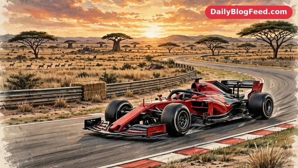 Hamilton Says African Grand Prix Dream Could Keep Him Racing Into His 40s