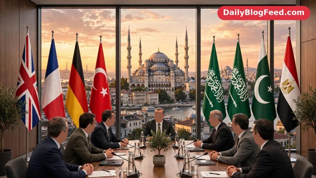 European and Middle East Foreign Ministers Meet in Istanbul in First R4-E3 Talks