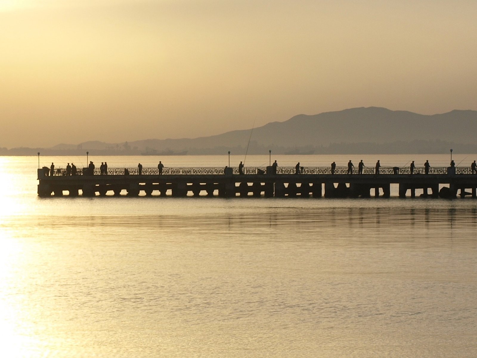 Pier at Wonsan on North Korea's eastern coast