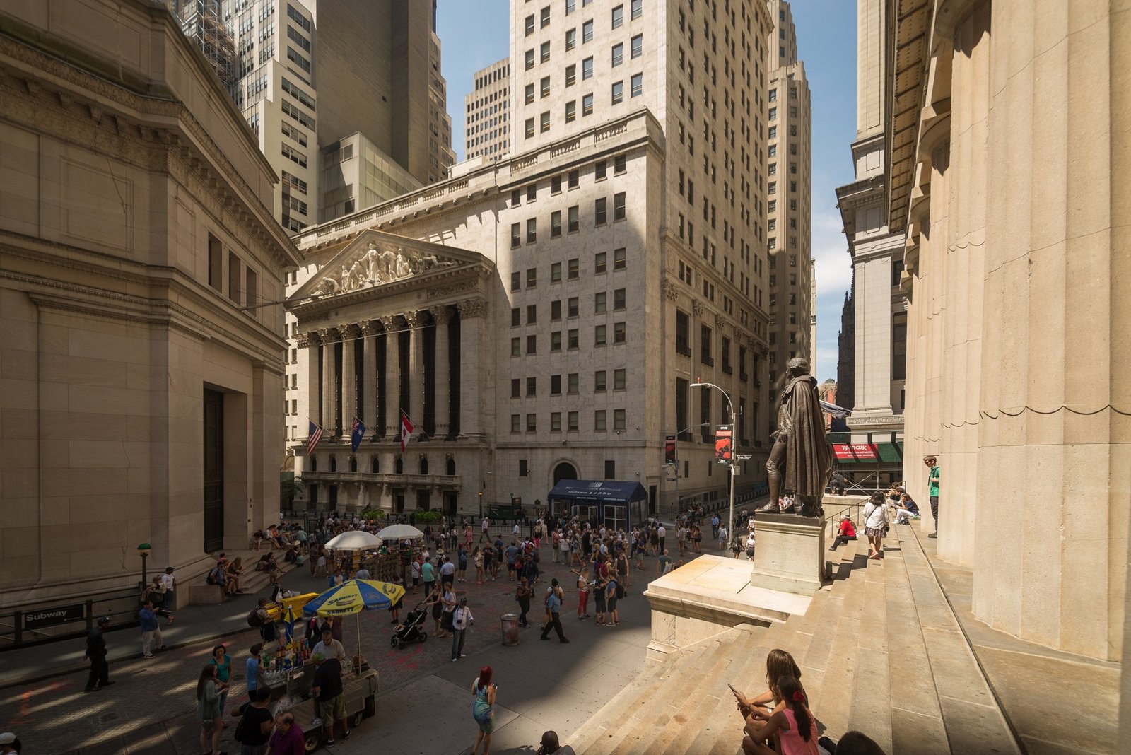 New York Stock Exchange building in New York